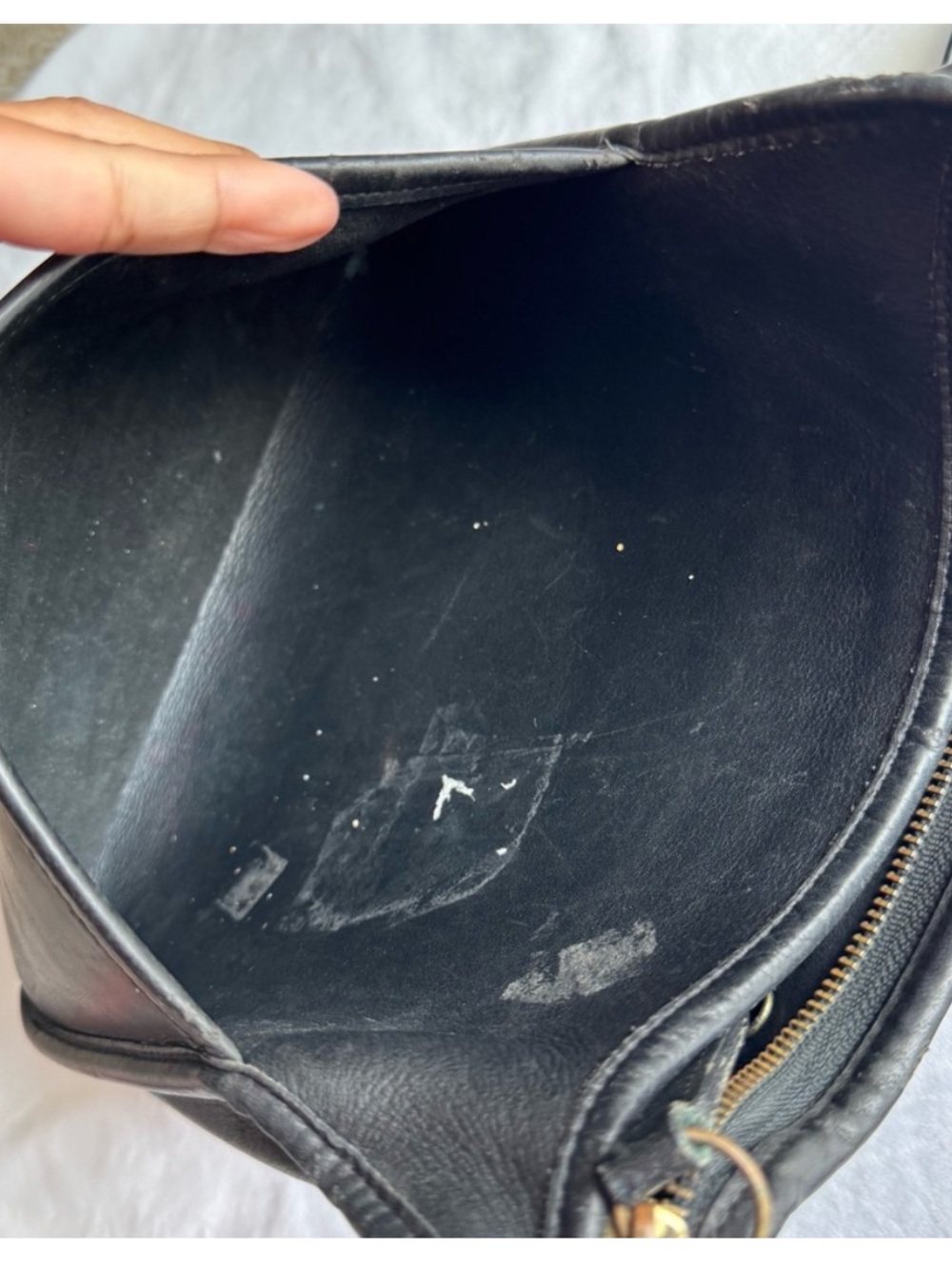 COACH Janice 9966 Black Leather Crossbody Bag - Picture 13 of 16